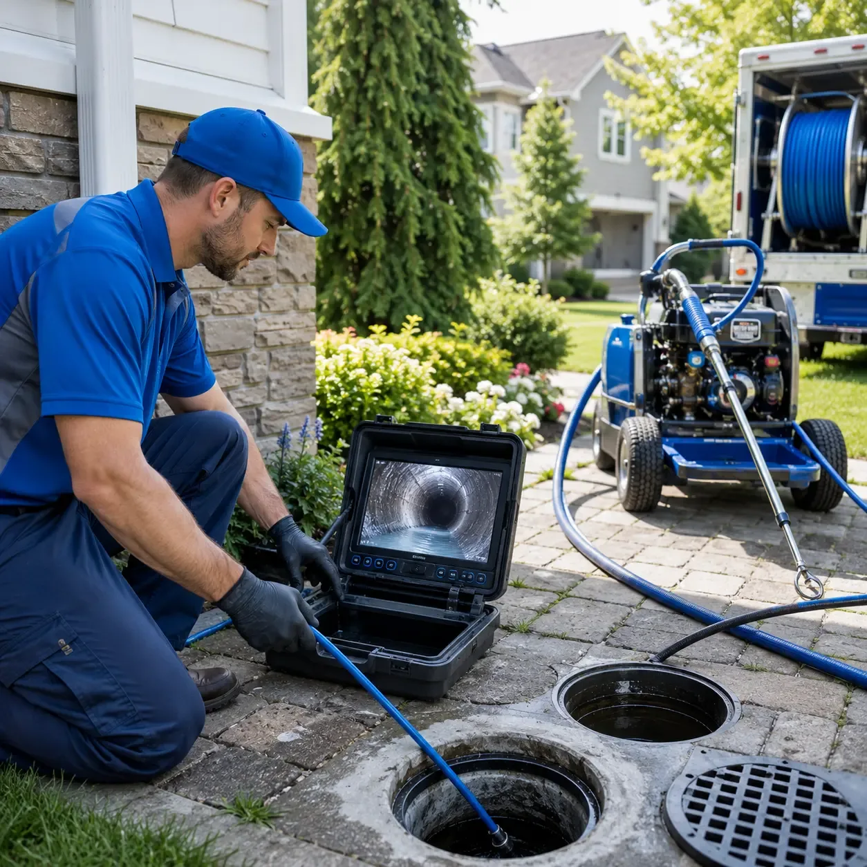 Outdoor drain cleaning professionals serving Jasper, AR
